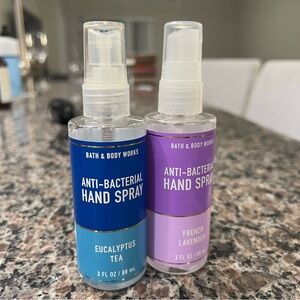 Bath & Body Works Anti-Bacterial Hand Spray x2